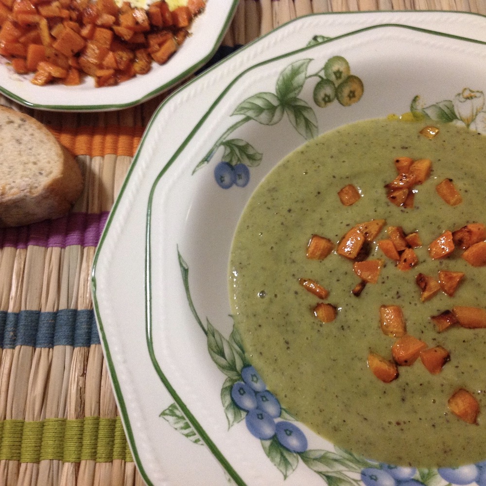 photograph of the zucchini cream recipe