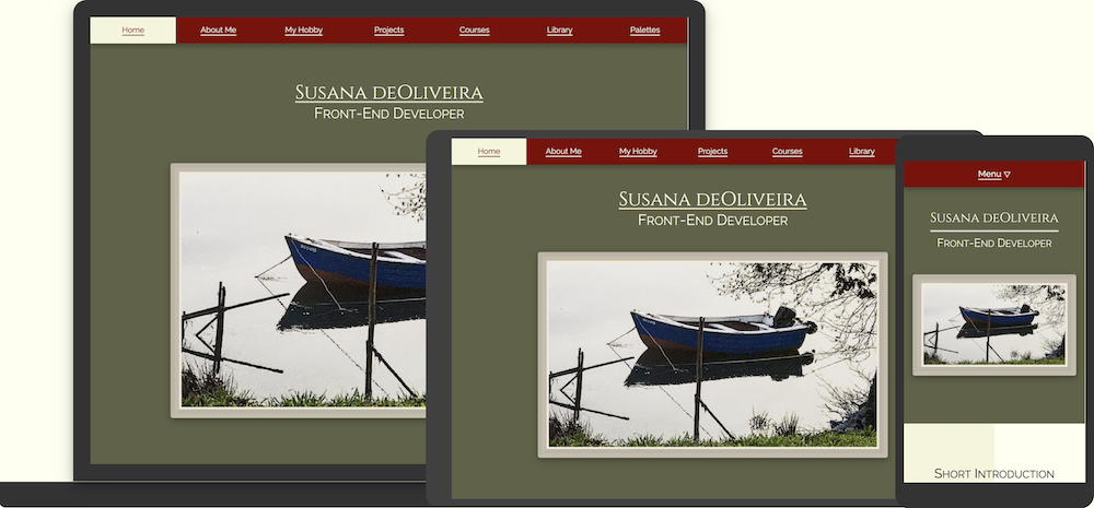 Photo, where the page looks on different screen sizes