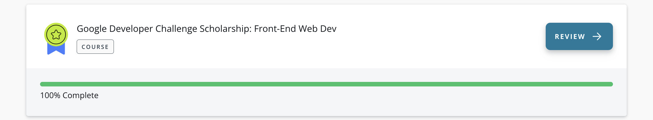 Google Developer Challenge Scholarship Front End Web Dev